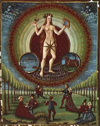 Ms Lat. 209 f. 9v Venere, da «De Sphaera», ca. 1470